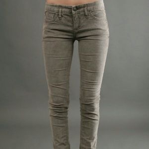 Free People Granite Gray Corduroy Pants